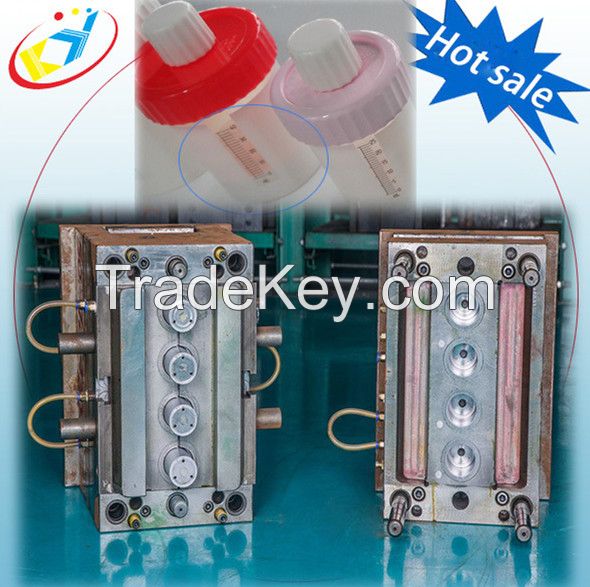 Injection mould for medicine ointment jars long tip cap