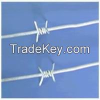 Barbed wire single strand