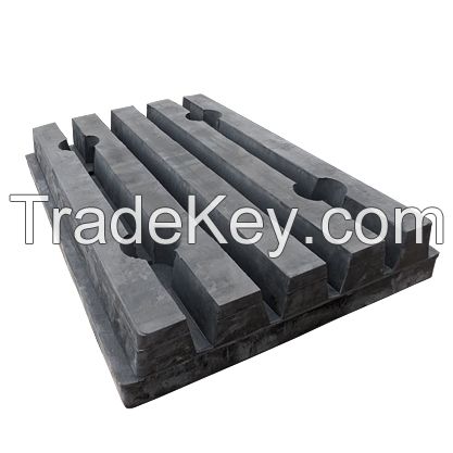 Rubber shield plate for a dumping machine (wagon tipper plate)