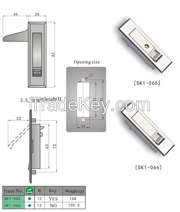 SK1-065 New Design Industrail Electric Cabinet Lock