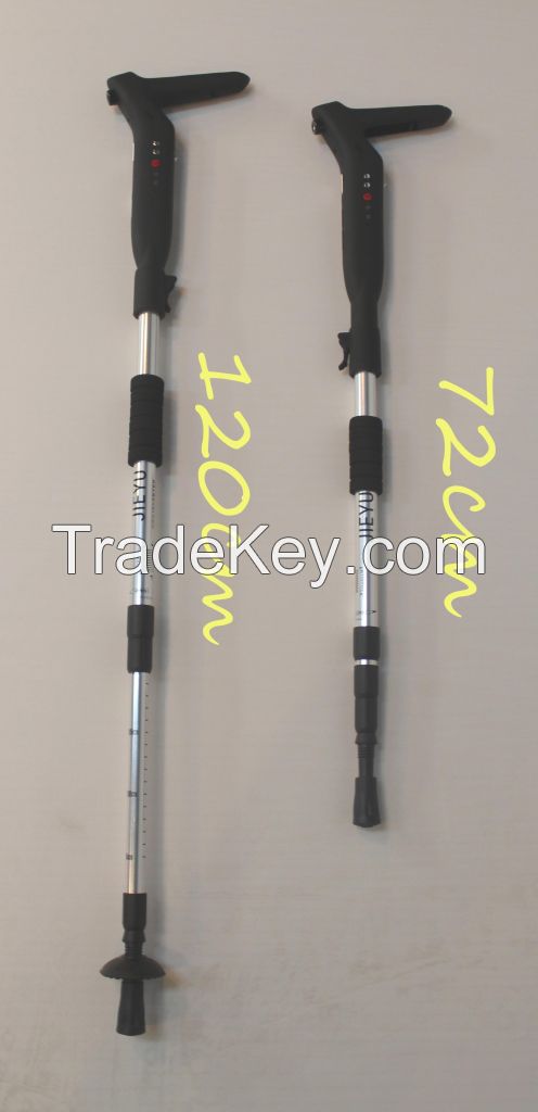 Electronic walk stick design for old people with gps/flashlight