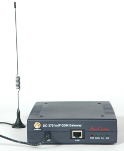 3G/UMTS VoIP Gateway SC-375G with 1SIM 1LAN for 3G and VoIP conversion