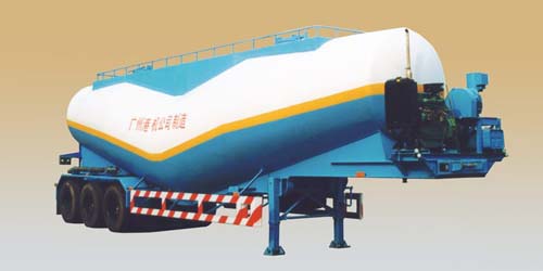 Three-Axle concrete mixing semi trailer