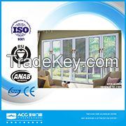 ACG brand high quality aluminium framed glass window