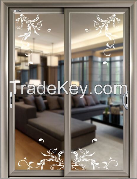 ACG brand European standard high quality aluminium framed sliding glass door