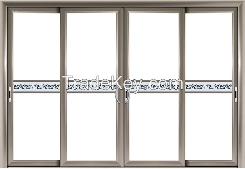 ACG brand European standard high quality aluminium framed sliding glass door