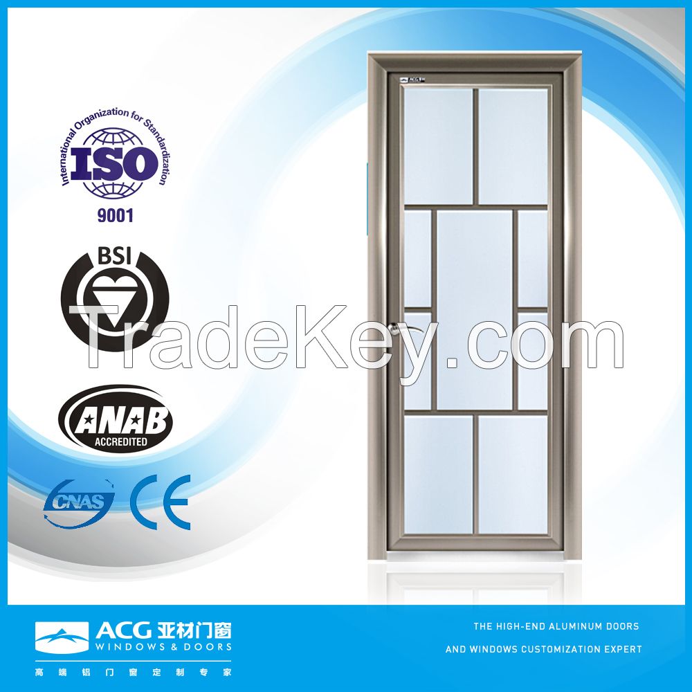 ACG brand high quality aluminium framed glass door
