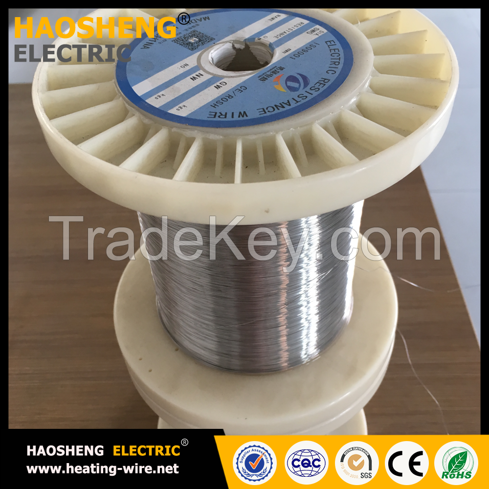 Cr20Ni80 Cr30Ni70 Cr15Ni60 Cr20Ni35 Cr20Ni30 nichrome resistance heating round bare wires 