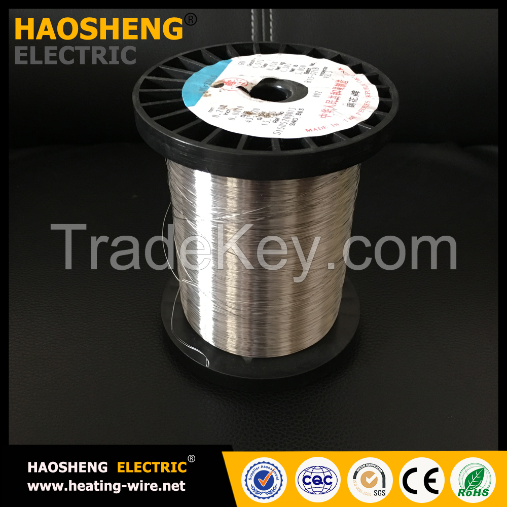 Cr20Ni80 Cr30Ni70 Cr15Ni60 Cr20Ni35 Cr20Ni30 nichrome resistance heating round bare wires 