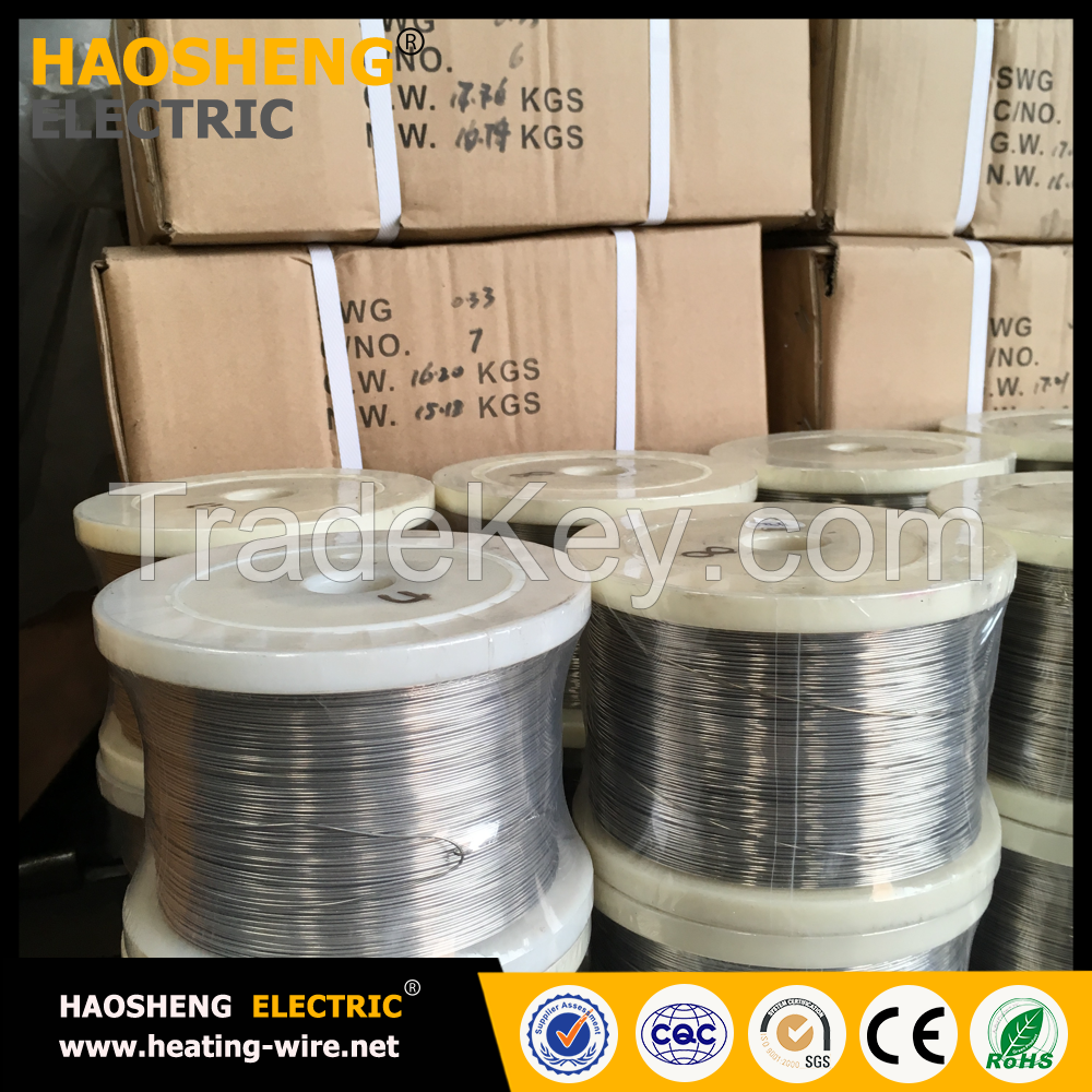 1Cr13AL4 0Cr21AL4 0Cr25AL5 0Cr21AL6 0Cr21AL6NB 0Cr27A17MO2 0Cr23A15 resistance heating bare round wires 