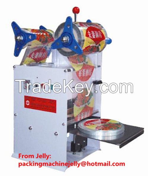 BZD170 Semi-automat cup/bowl desktop sealing machine(auto film feeding)