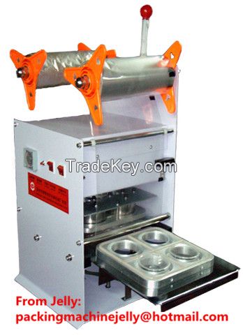 BZD75-4S semi-auto cup sealer automatic cup sealing machine for Beverages