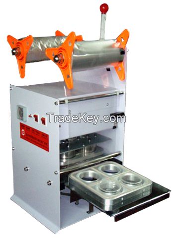 BZD75-4S semi-auto cup sealer automatic cup sealing machine for Beverages