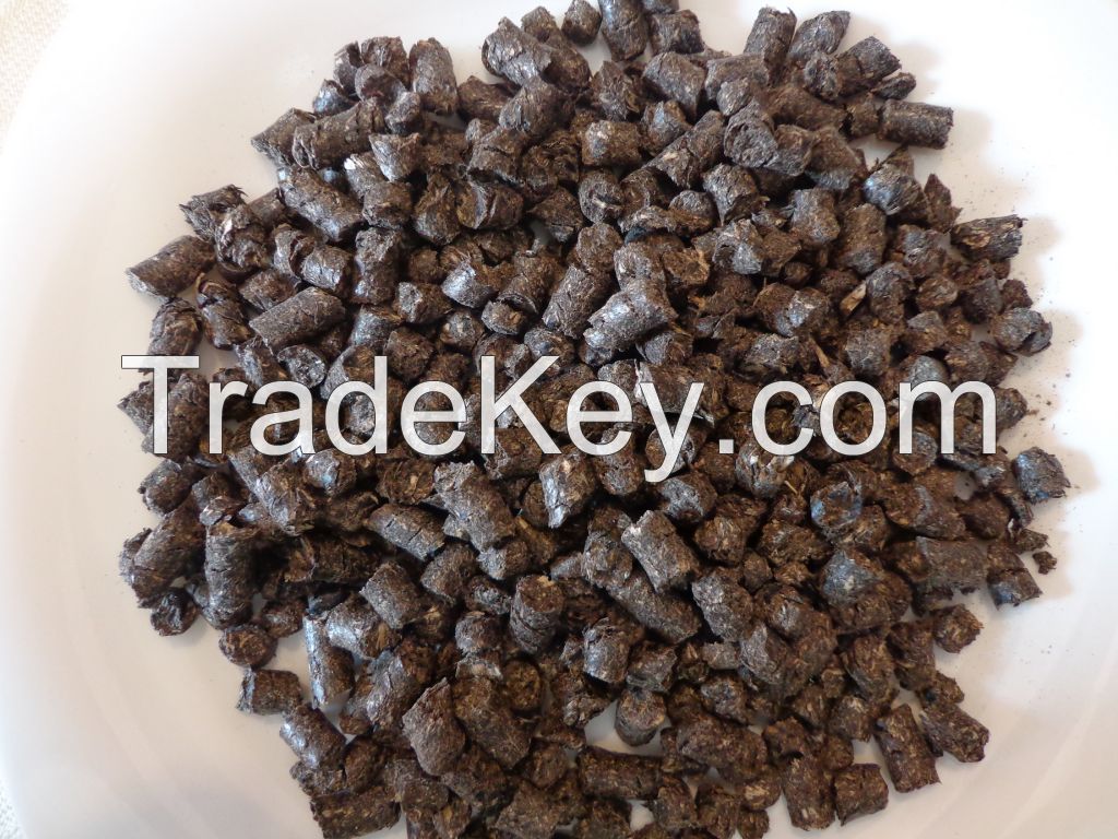 Sunflower husk pellets