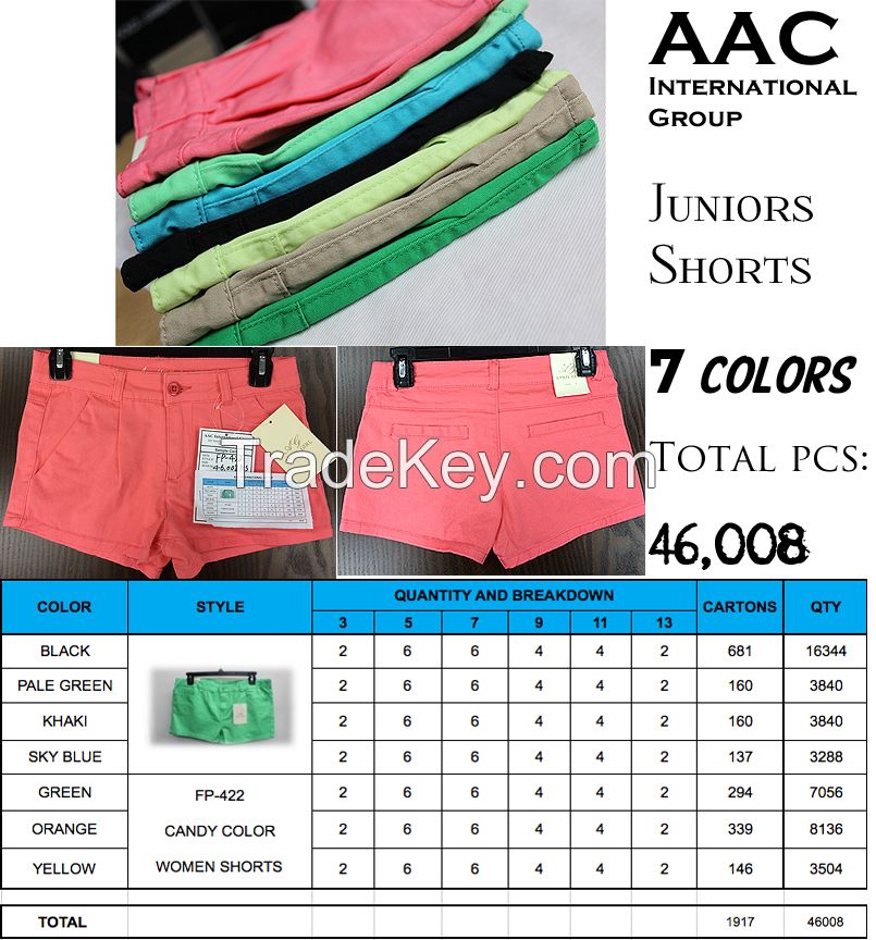 Candy Colored Women Shorts FP-422