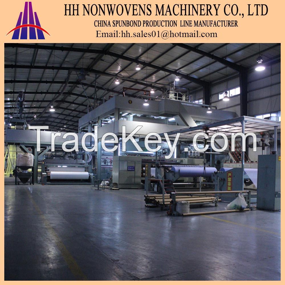 1600mm SMS pp spunbond nonwovens production machinery