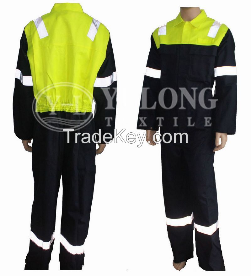 wholesale OEM reach EN14116 certificate 100% cotton material fire retardant jackets for oil and gas