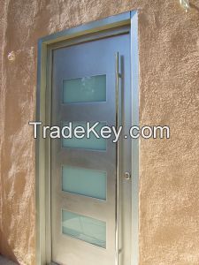 Milano-14 Stainless Steel Exterior Door