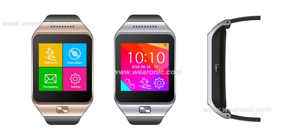 Freestanding Smart Watch Phone+Bluetooth Sync SWP2G+