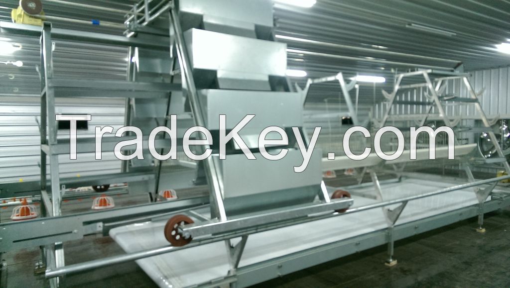 Prefabricated hen poultry houses