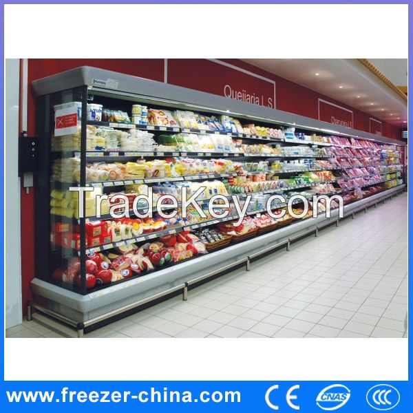Supermarket ventilated cooling multi-deck cold display with CAREL cont