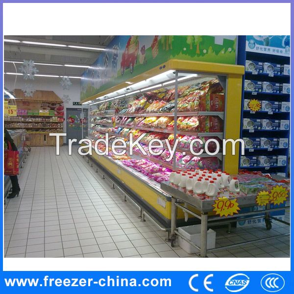 Fashional supermarket ventilated cooling open face cooler