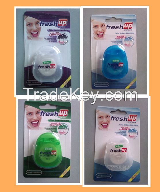 Various Shapes, Colors And Sizes Dental Floss