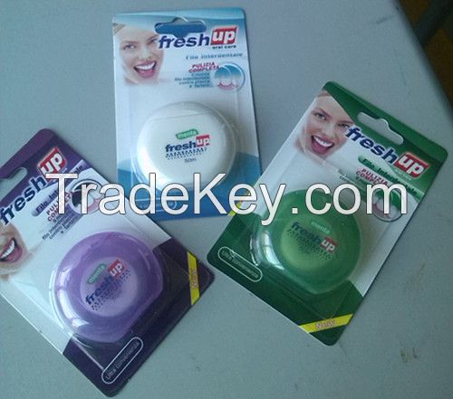 Round Shape Dental Floss With Fda