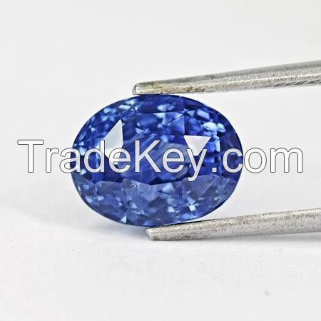 Kashmir Sapphire 5,72 CT , Cornflower blue natural