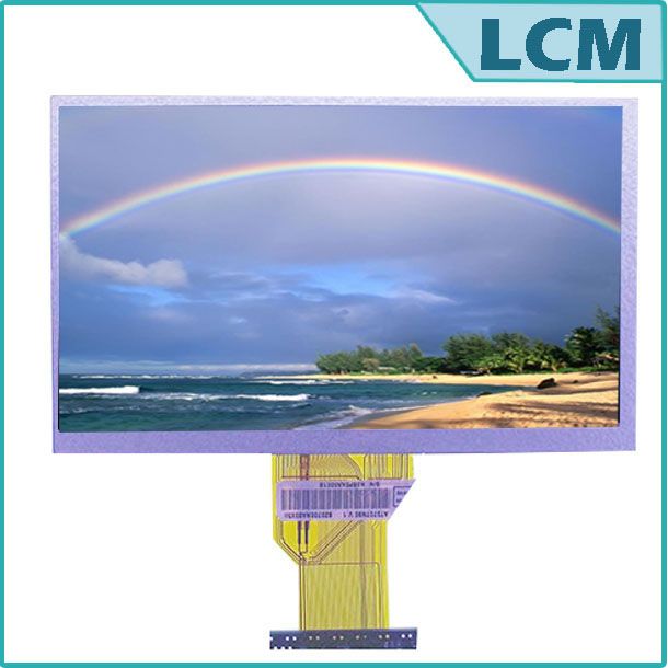 HD 7 inch tft lcd screen module  with 1024X600 resolution high brightness for car dvd player