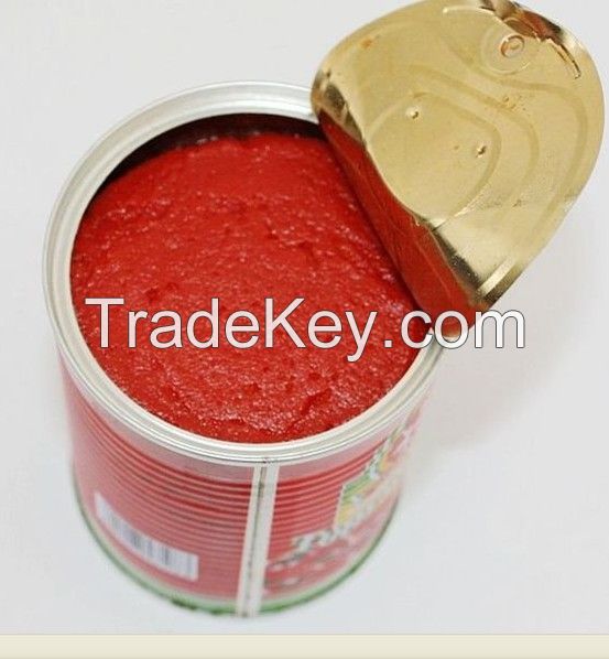 Canned tomato paste