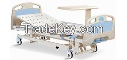 ABS Manual Three-Crank Care Bed (Deluxe Casters)
