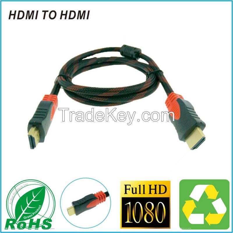 HDMI cable with magnet ring