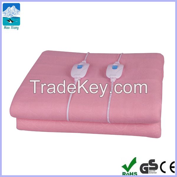 Temperature Control 100% Polyester Electric Heating Blanket