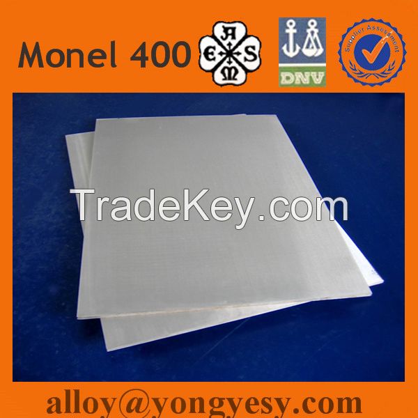 ASTM B127 ASME SB127 UNS N04400 nickel-copper alloy plate sheet strip for sale