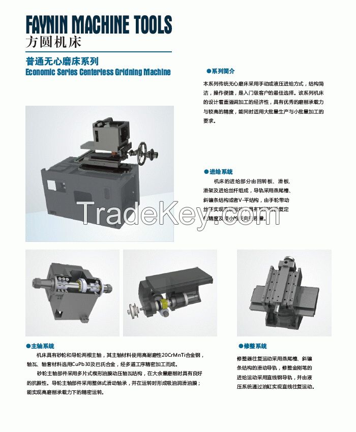 Economic Series Centerless Grinding Machine (M1080C/D)