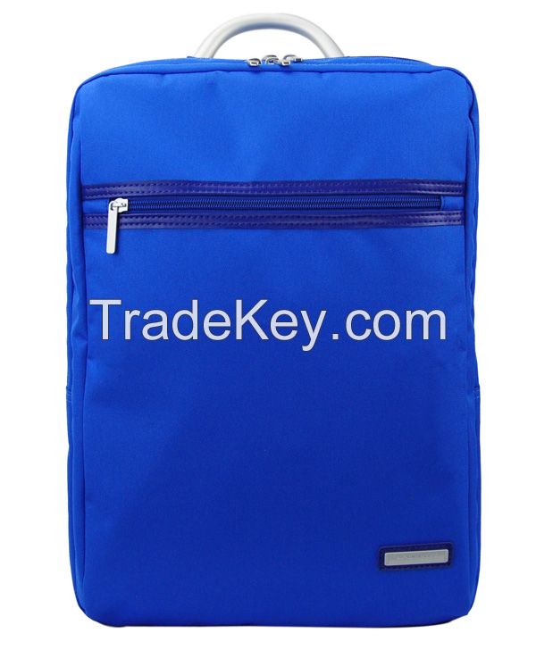 Blue 600D Nylon Laptop Backpack Computer Bag