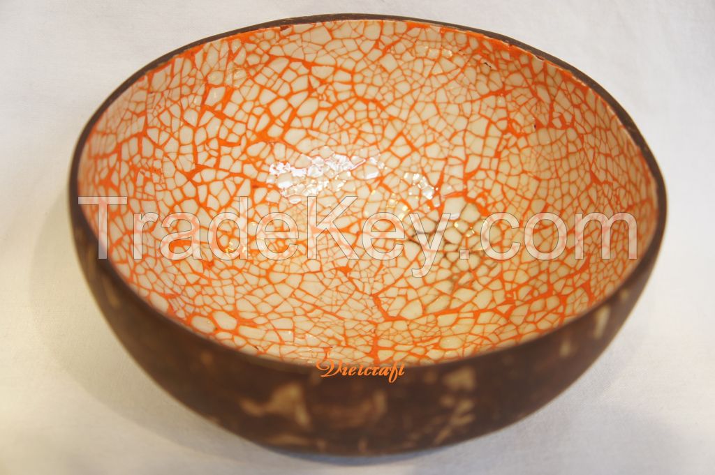 lacquer bowl eggshell inlaid coconut shell bowl in Vietnam high quality bowl