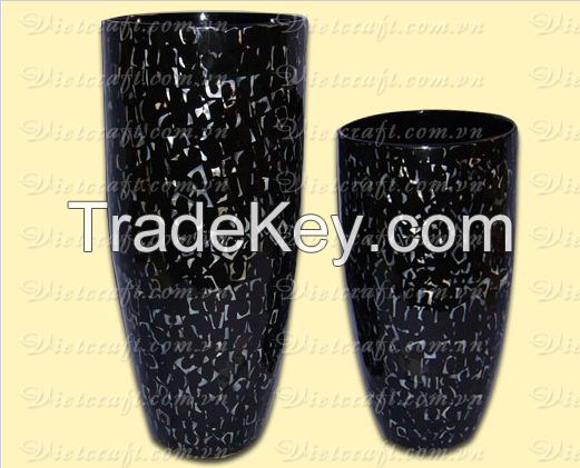 lacquer vase handmade in Vietnam high quality