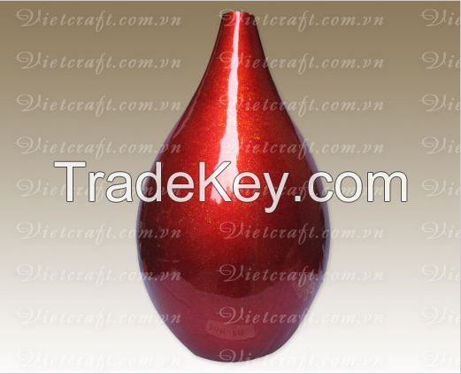 lacquer vase handmade in Vietnam high quality