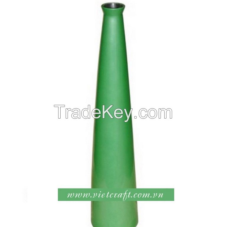 lacquer vase handmade in Vietnam nice design high quality lacquer vase green color