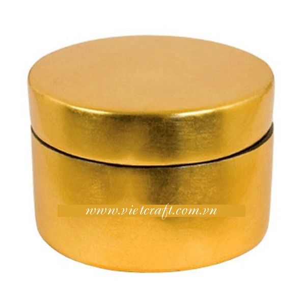 lacquer box jewelry box handmade in Vietnam wholesale lacquer box round gold box