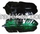 lacquer tray handmade in Vietnam leaf shape green color