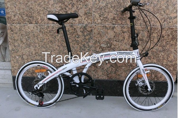 2015 top selling 20 inch fashion 6 speed disc brake folding bicycle/cheap folding bicycle made in China