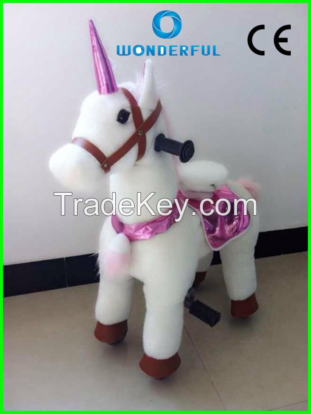 amusement park children game pony riding animal