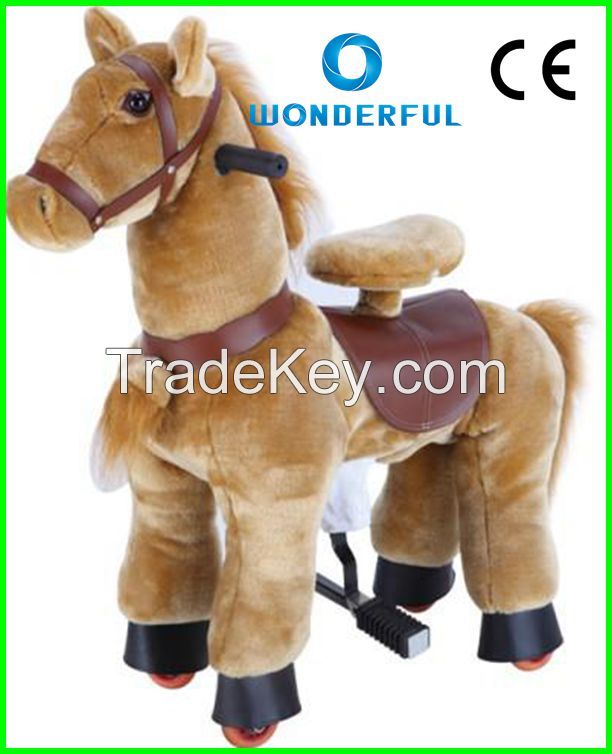 Hot sale amusement square game or park game pony toys for children