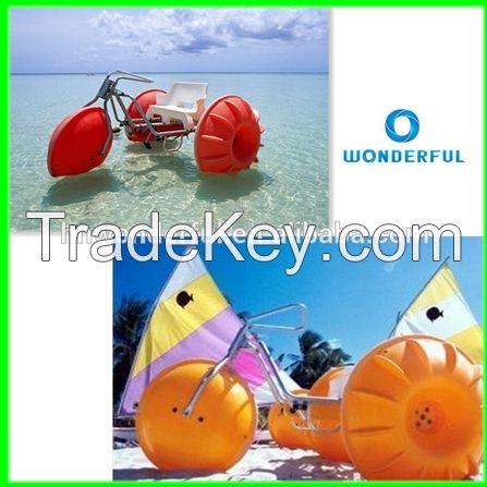 amusement game Kids &adults paddle boat water tricycle for sale