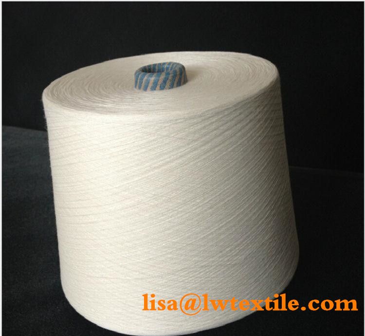47s 100% polyester spun yarn close virgin
