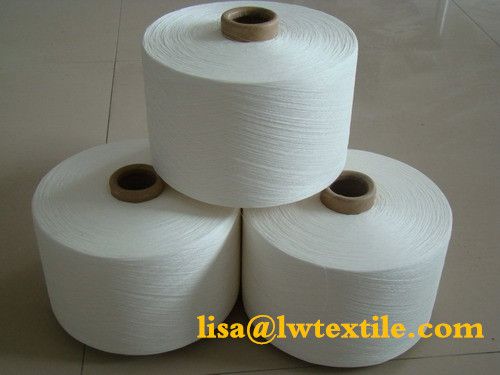 58s 100% polyester spun yarn close virgin