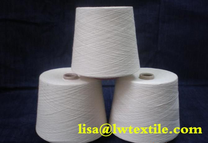 30s 100% polyester spun yarn close virgin
